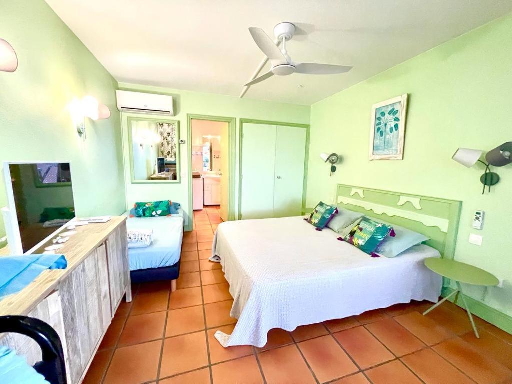 Guadeloupe- Saint-Francois- Residence Anse Des Rochers - Appartement Quart De Villa Etage - Vue Mer- 4 Personnes - Lit Bebe Sur Demande - Citerne Et Wifi Prives -Animaux Ok-Acces Plage Direct -Apnee Bien-Etre Experience Sur Demande Avec Instructeur A Εξωτερικό φωτογραφία