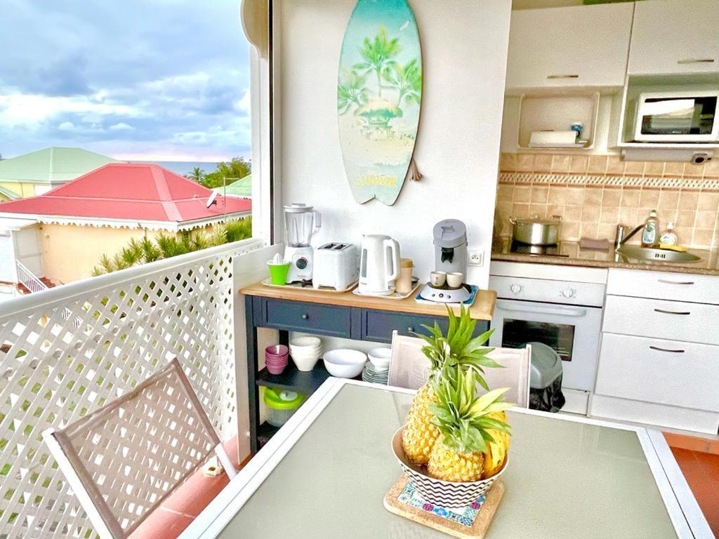 Guadeloupe- Saint-Francois- Residence Anse Des Rochers - Appartement Quart De Villa Etage - Vue Mer- 4 Personnes - Lit Bebe Sur Demande - Citerne Et Wifi Prives -Animaux Ok-Acces Plage Direct -Apnee Bien-Etre Experience Sur Demande Avec Instructeur A Εξωτερικό φωτογραφία